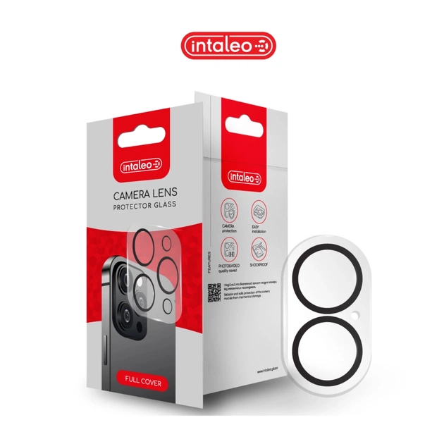 Скло захисне Intaleo Camera Lens Apple iPhone 16/16 Plus Black (1283126596728) - зображення 1