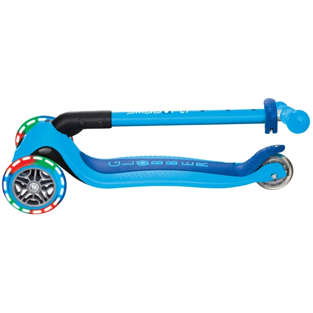 Самокат Globber серії Primo Foldable Lights блакитний Колеса з підсвічуванням (432-101-3) - зображення 11