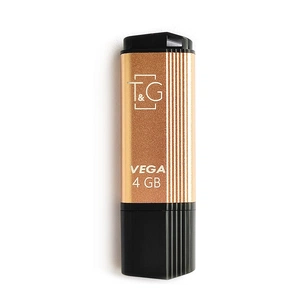 USB флеш накопичувач T&G 4GB 121 Vega Series Gold USB 2.0 (TG121-4GBGD) зображення 1