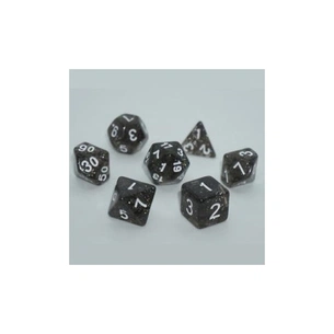 Набір кубиків для настільних ігор Games 7 Days Glitter 7 Dice Set - Black (g7dglit10) зображення 1