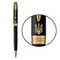 Ручка кулькова Parker SONNET 17 UKRAINE Matte Black Lacquer GT BP Трезубец (84832_T001y) - зменшене зображення 1