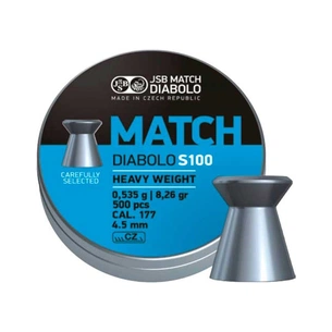 Пульки JSB Match HW 4,49 мм 0,535 г 500 шт/уп (000024-500) зображення 1