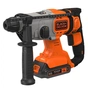 Перфоратор Black&Decker SDS-Plus,18 В, 2Ah, 1.2 Дж, 3 режими, сумка, 2.2 кг (BCD900D1S) - уменьшенное изображение 1