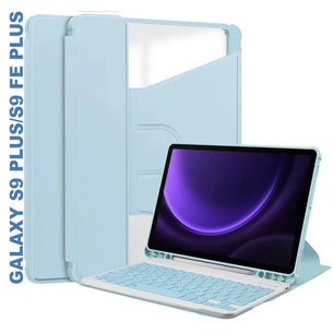 Чохол до планшета BeCover Keyboard 360° Rotatable Samsung Tab S9 Plus (SM-X810/SM-X816)/S9 FE Plus (SM-X610/SM-X616) 12.4" (710395) зображення 1