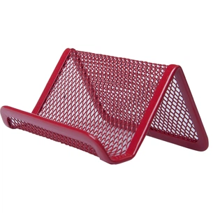 Підставка для візиток Buromax металева, червона (BM.6225-05) зображення 1