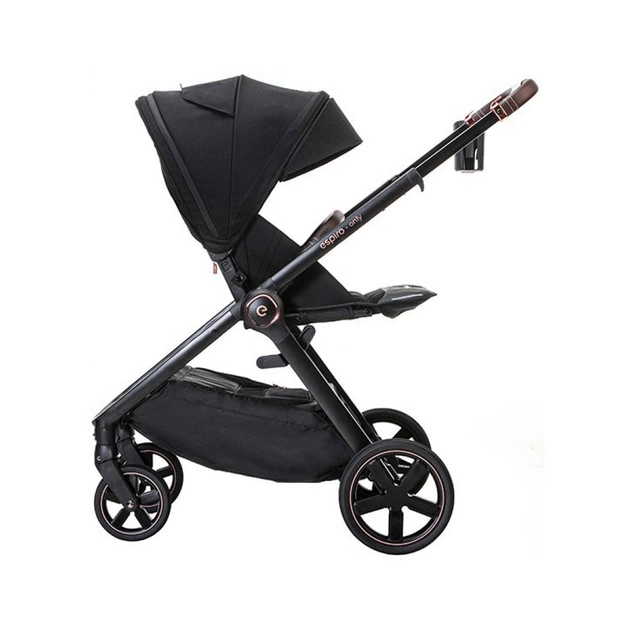 Коляска Espiro 2 в 1 Only 510 Stylish Black (колеса GEL) (5905683801928) - изображение 10
