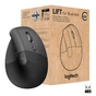 Мишка Logitech Lift Vertical Ergonomic Wireless/Bluetooth for Business Graphite (910-006494) - зменшене зображення 1