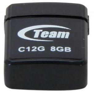 USB флеш накопичувач Team 8GB C12G Black USB 2.0 (TC12G8GB01) зображення 1