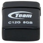 USB флеш накопичувач Team 8GB C12G Black USB 2.0 (TC12G8GB01) - зменшене зображення 1
