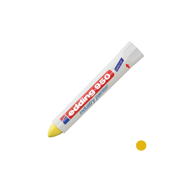 Маркер Edding Спеціальний промисловий маркер-паста Industry Painter 950 10 мм Жовтий (e-950/05) - picture 2