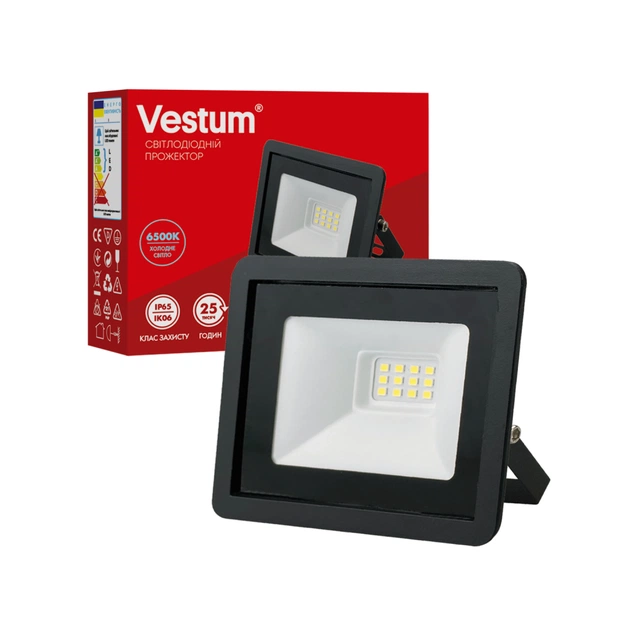 Прожектор Vestum LED 10W 6500K 180-260V IP65 (1-VS-3013) - изображение 1