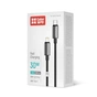 Дата кабель USB-C to Lightning 2.0m PD30W zinc alloy braided black ColorWay (CW-CBPDCL099-BK) - зменшене зображення 4