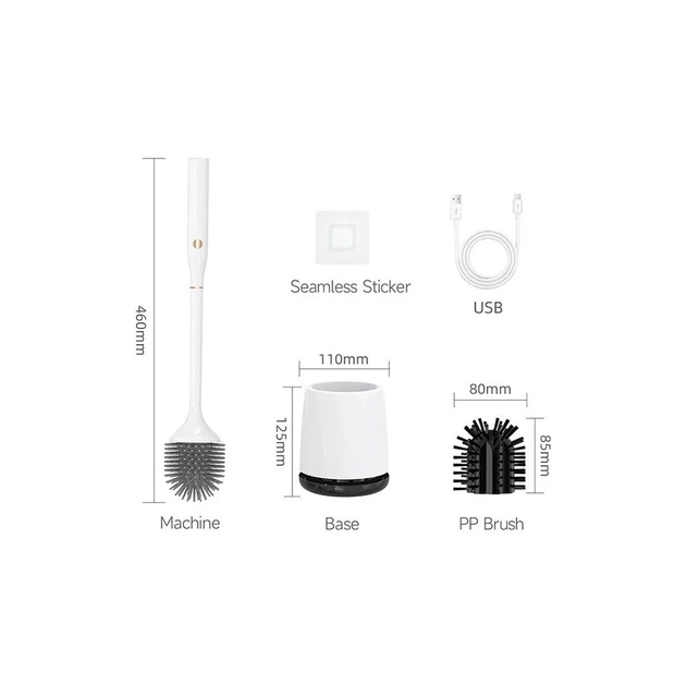 Йоржик для унітазу Xiaomi Good Dad Cordless Electric Toilet Brush UV-Sterilization (Ф32841) - picture 8
