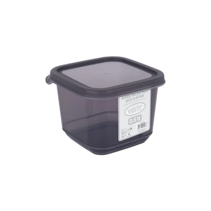 Емкость для сыпучих продуктов Violet House Transparent Black 0.5 л (0297 Transparent Black) изображение 1