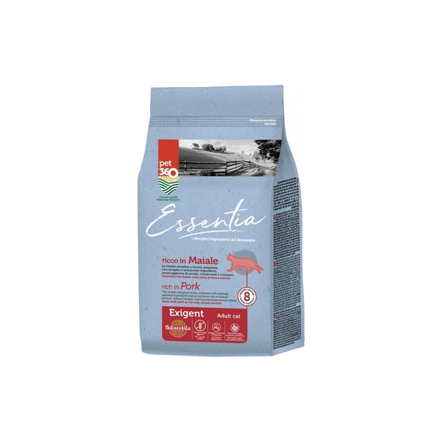 Сухий корм для кішок Essentia Adult Grain Free Exigent зі свининою 1.5 кг (8014556129643) - изображение 1