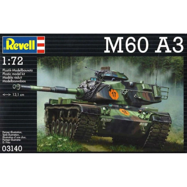 Збірна модель Revell Танк M60 A31:72 (3140) - изображение 1