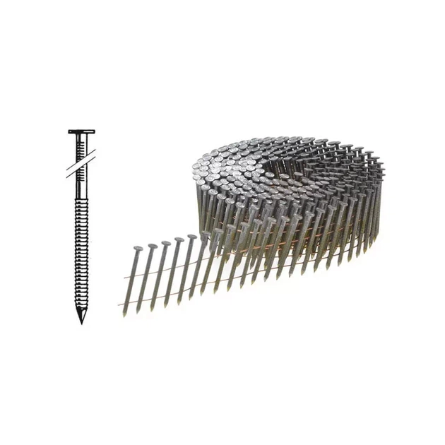 Цвяхи Bostitch F, для барабанних обойм, L=70мм, d=3.1мм, d капелюшка 7.2мм, 5400 шт (F310R70Q) - зображення 1