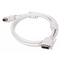 Кабель мультимедійний DVI to DVI 18+1pin, 4.5m Cablexpert (CC-DVI-15) - зменшене зображення 2
