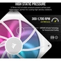 Кулер до корпусу Corsair iCUE Link RX140 RGB PWM White Dual Pack (CO-9051024-WW) - зменшене зображення 7