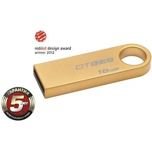 USB флеш накопичувач Kingston 16Gb DataTraveler GE9 (DTGE9/16GB) зображення 1