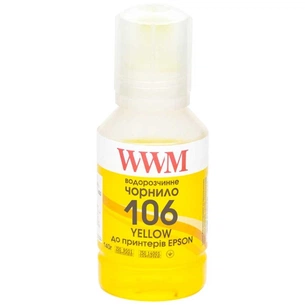 Чорнило WWM EPSON L7160/7180 140г Yellow (E106Y) зображення 1
