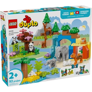 Конструктор LEGO DUPLO Town Сімейства диких тварин 3-в-1 (10446) зображення 1