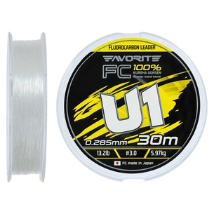 Флюорокарбон Favorite U1 FC 30m 3.0/0.285mm 13.2lb/5.97kg (1693.12.14) зображення 1