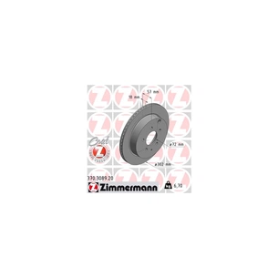 Гальмівний диск ZIMMERMANN 370.3089.20 зображення 1