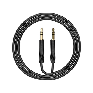 Кабель мультимедійний 3.5mm M to 3.5mm M black BOROFONE (6974443389166) изображение 1