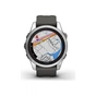 Смарт-годинник Garmin fenix 7S Pro Solar, Glass, SS w/ Graphite band, GPS (010-02776-01) - зменшене зображення 5