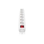 Мережевий фільтр живлення REAL-EL RS-6 Protect M 5m, white (EL122300035) - зменшене зображення 4
