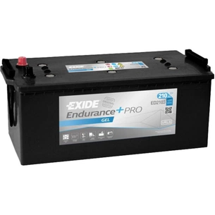 Акумулятор автомобільний EXIDE ENDURANCE+PRO GEL 210Ah бокова(+/-) (1030EN) (ED2103) зображення 1