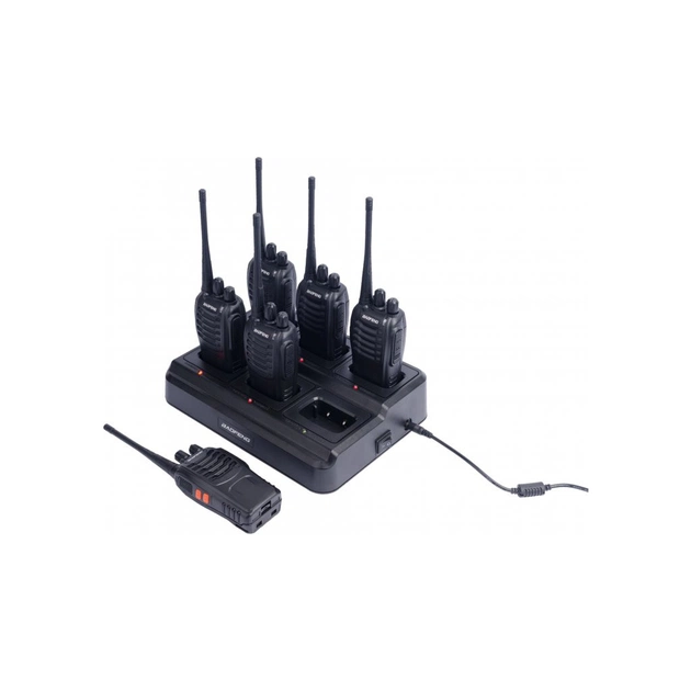 Портативна рація Baofeng BF-888S SIX PACK + зарядний комплект (BL-1X6 + 6 АКБ BL-888) (BF-888S_6_6WCBF888S_BL-88) - зображення 4