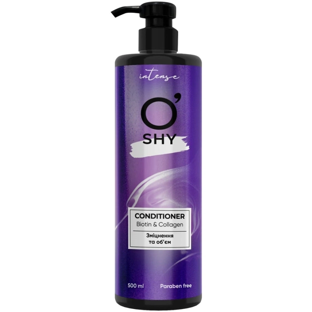 Кондиціонер для волосся O'Shy Intense Biotin & Collagen Зміцнення та об'єм 500 мл (4820263232989) - зображення 1