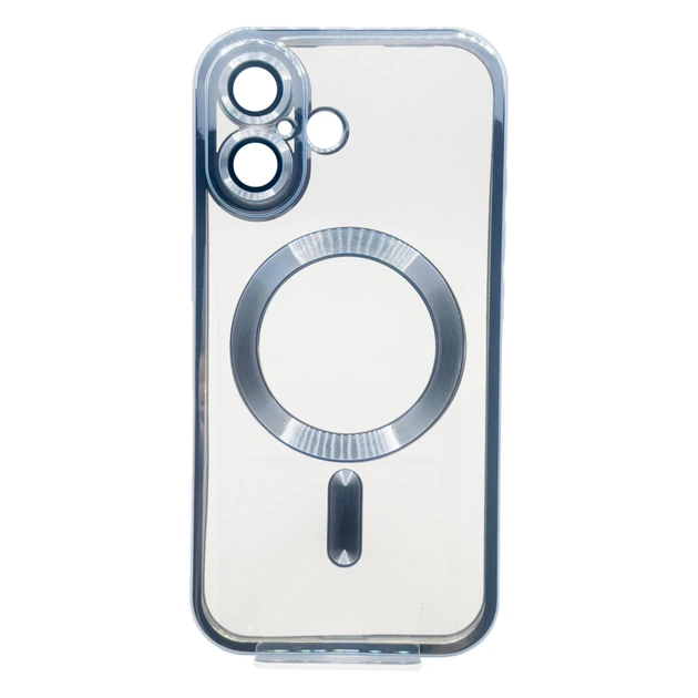 Чохол до мобільного телефона BeCover TPU Chrome Case (MagSafe) для Apple iPhone 16 Plus Sierra Blue (712077) - зображення 1