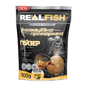Прикормка Real Fish Silver Series Гейзер Кукурудза-карамель 0.9kg (809.00.11) зображення 1