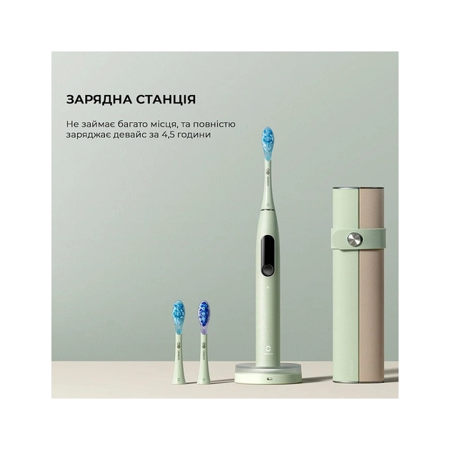 Електрична зубна щітка Oclean X Ultra Set Green (6970810553505) - зображення 7