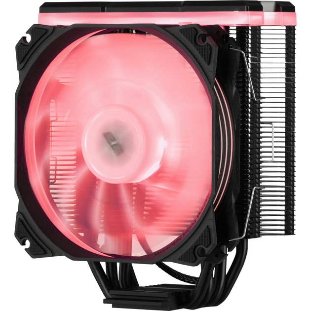 Кулер до процесора 2E Gaming Air Cool AC120D4TC-ARGB, LGA1700, 1366, 1200, 115X, AM5, AM4, AM3, AM3+, AM2, AM2+, FM2, (2E-AC120D4TC-ARGB) - picture 4