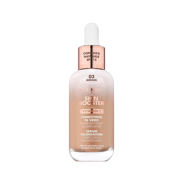 Тональна основа Deborah Skin Booster Serum Foundation Vitamin C SPF15 03 - Medium 30 мл (8009518414394) - picture 1