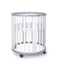 Ліжечко Angelo трансформер 7-в-1 (біло-сірий) (13001) - зменшене зображення 2