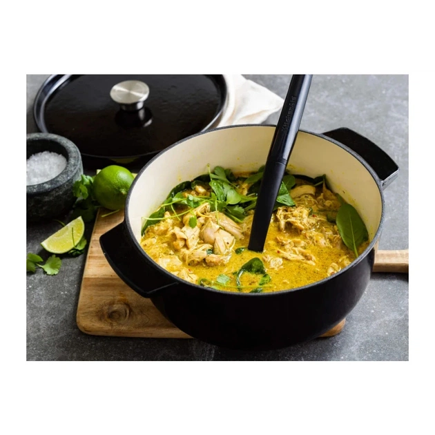 Кастрюля KitchenAid чавунна з кришкою 5,2 л Чорна (CC006061-001) - изображение 6