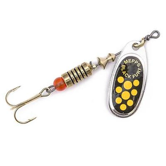 Блешня Mepps Black Fury silver/yellow 8гр №4 (30421 404) - зображення 1
