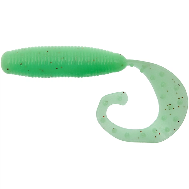 Силікон рибальський Reins Fat G-Tail Grub 3" 146 Hot Cucumber (12 шт/уп.) (1552.08.10) - зображення 1