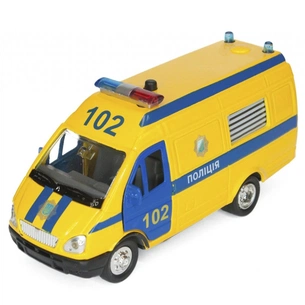 Спецтехніка Технопарк Газель Поліція жовта (CT-1276-17PU) зображення 1