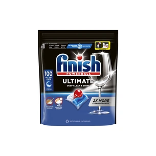 Таблетки для посудомийних машин Finish Ultimate All in 1 100 шт. (5908252012091) зображення 1