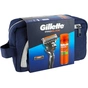 Набір косметики Gillette Бритва Fusion ProGlide з 2 змінними картриджами + Гель для гоління Fusion 200 мл + Косметичка (8700216075459) - зменшене зображення 3