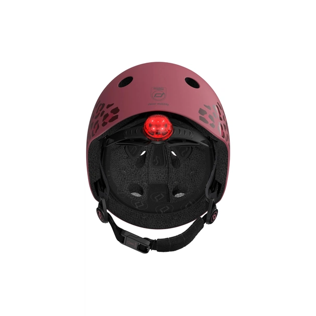 Шолом Scoot&Ride вишневий з ліхтариком 45-51см (SR-181206-WILDCAT) - picture 7