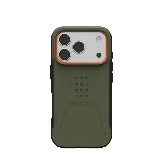 Чохол до мобільного телефона UAG iPhone 17 Pro Civilian MagSafe Olive/Orange (114545117297) - picture 1