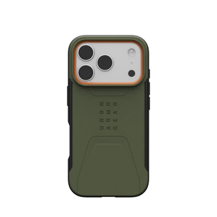 Чохол до мобільного телефона UAG iPhone 17 Pro Civilian MagSafe Olive/Orange (114545117297) picture 1