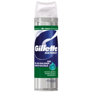 Гель для гоління Gillette Series Moisturizing Зволожуючий 200 мл (3014260220051) изображение 1